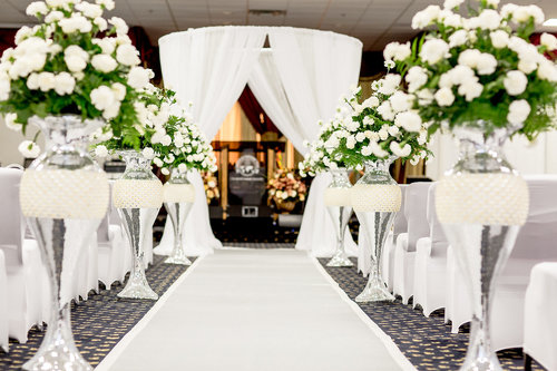 Before: Ceremony Arch Transformation