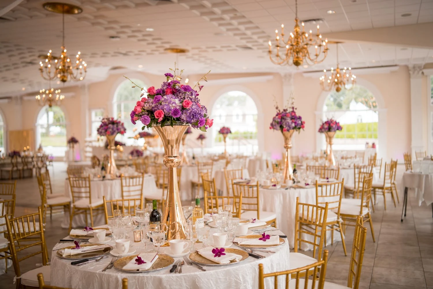 A Ballroom in Bloom — the finished setting