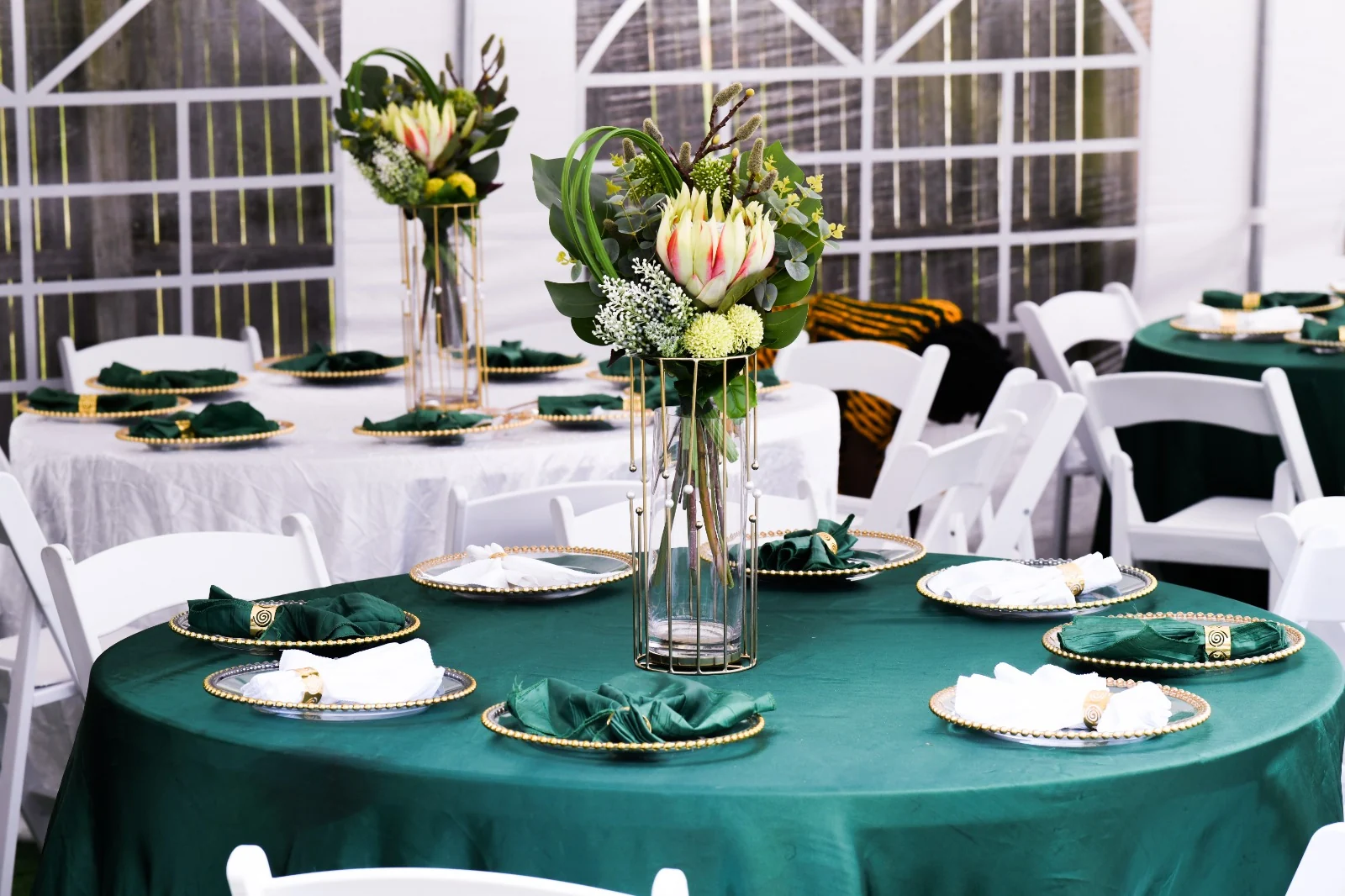 An Emerald Garden Gathering — the finished setting