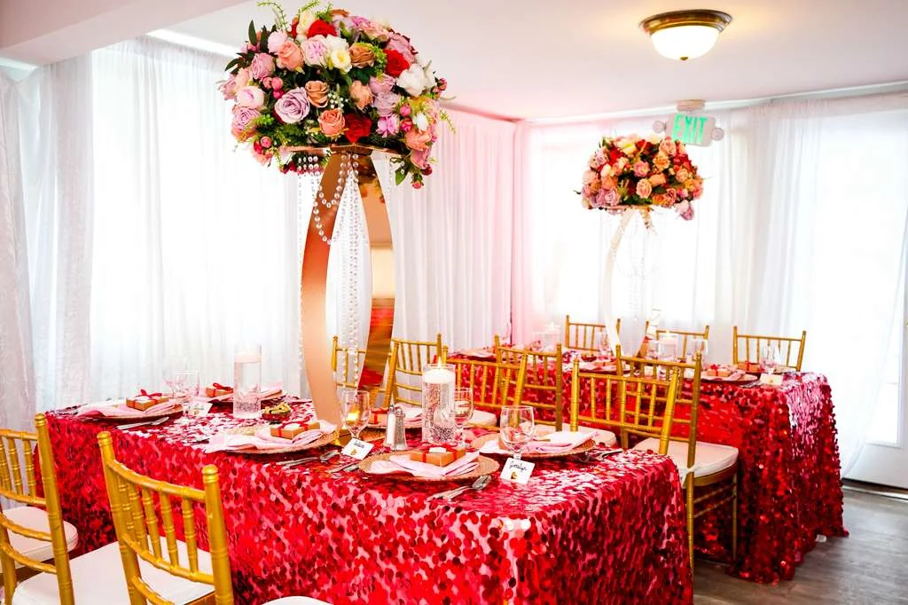 A Celebration in Red & White — detail 3